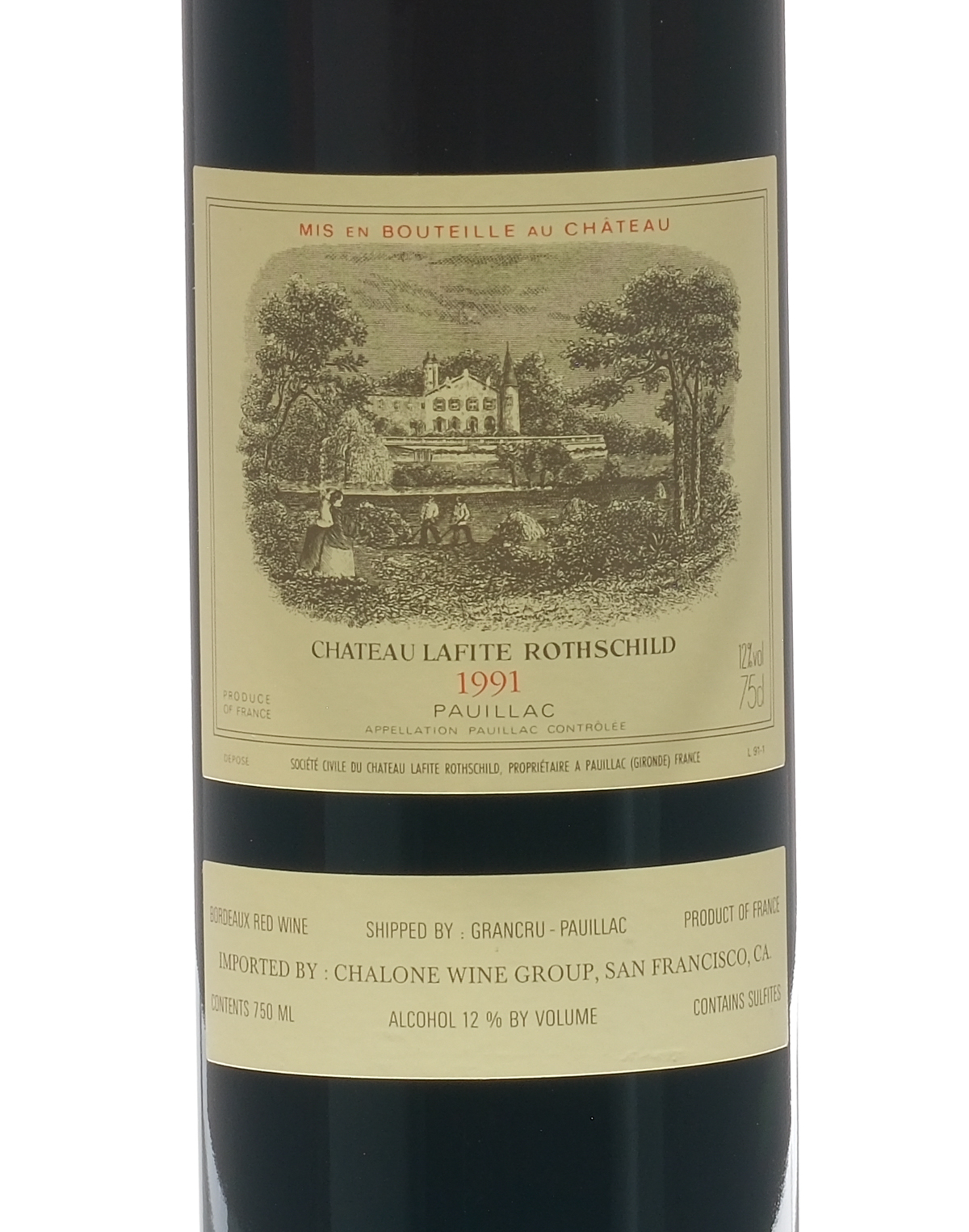 Chateau Lafite Rothschild Bordeaux 1991