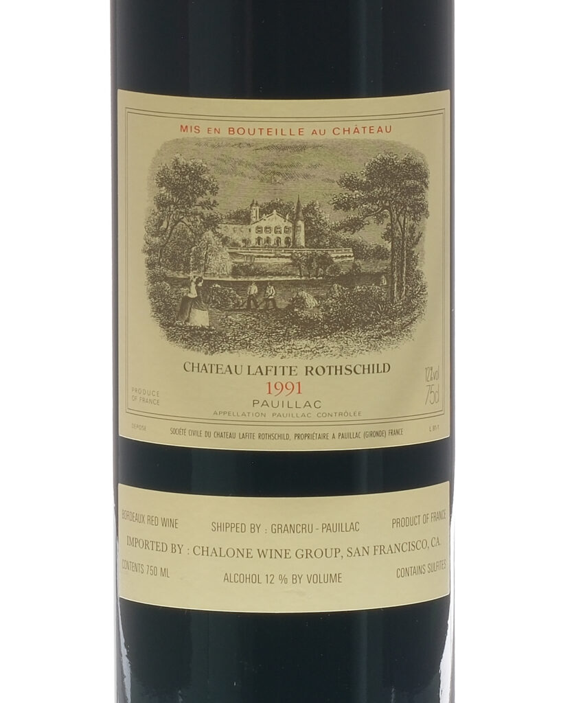 Chateau Lafite Rothschild Bordeaux 1991