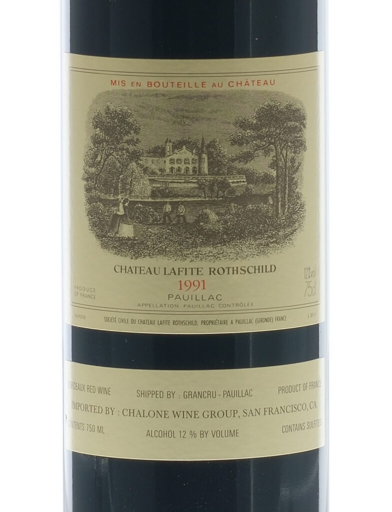 Chateau Lafite Rothschild Bordeaux 1991