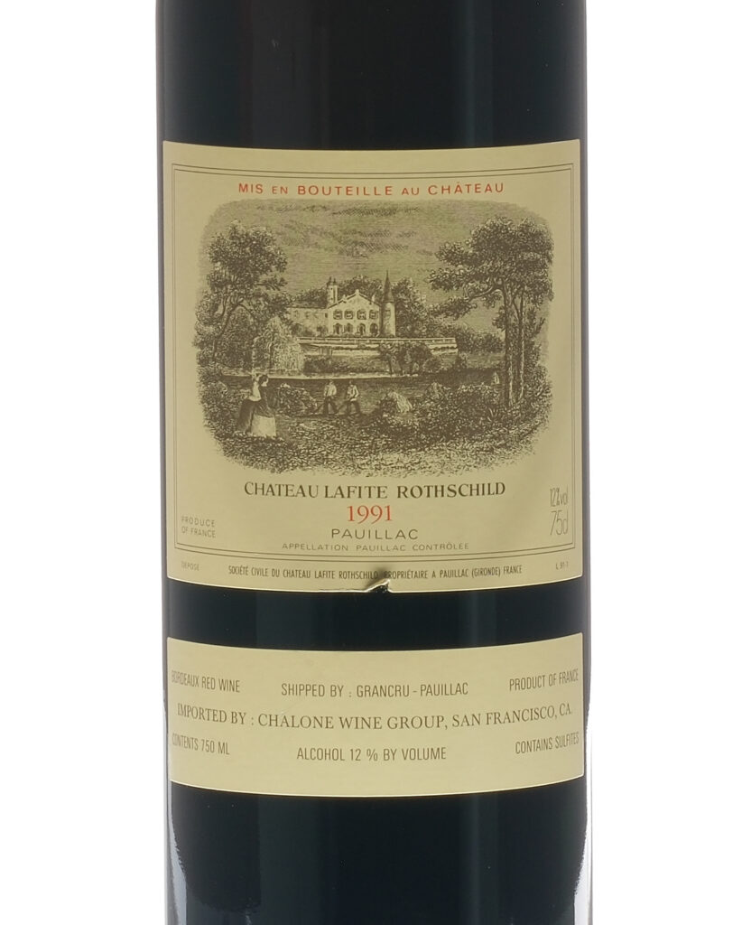 Chateau Lafite Rothschild Bordeaux 1991