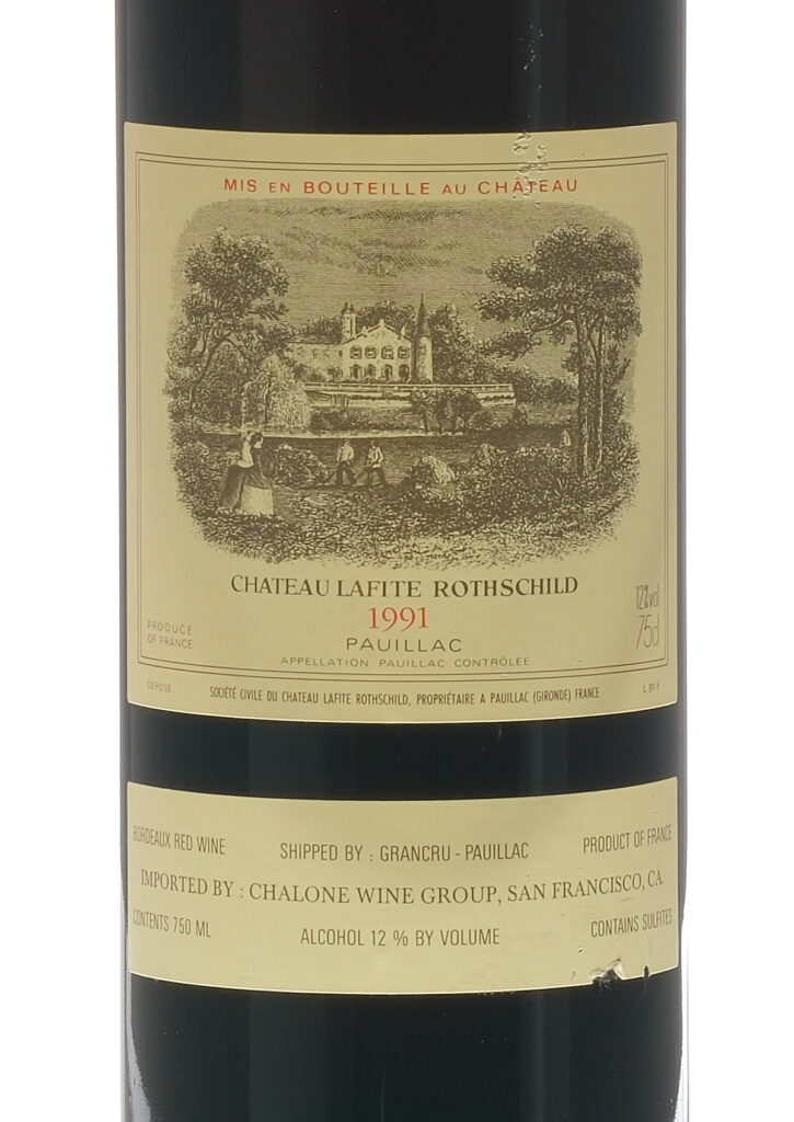 Chateau Lafite Rothschild Bordeaux 1991
