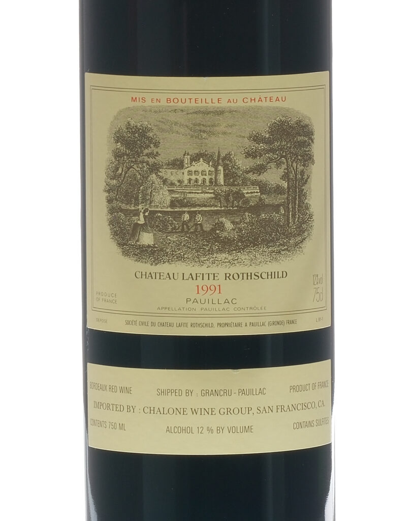 Chateau Lafite Rothschild Bordeaux 1991
