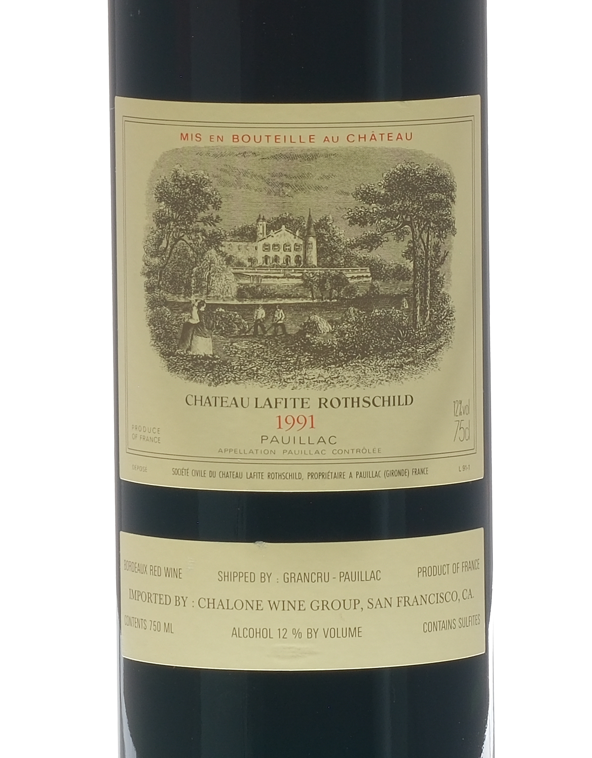 Chateau Lafite Rothschild Bordeaux 1991