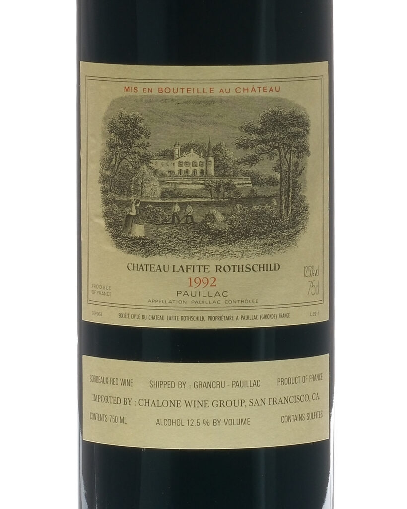 Chateau Lafite Rothschild Bordeaux 1992