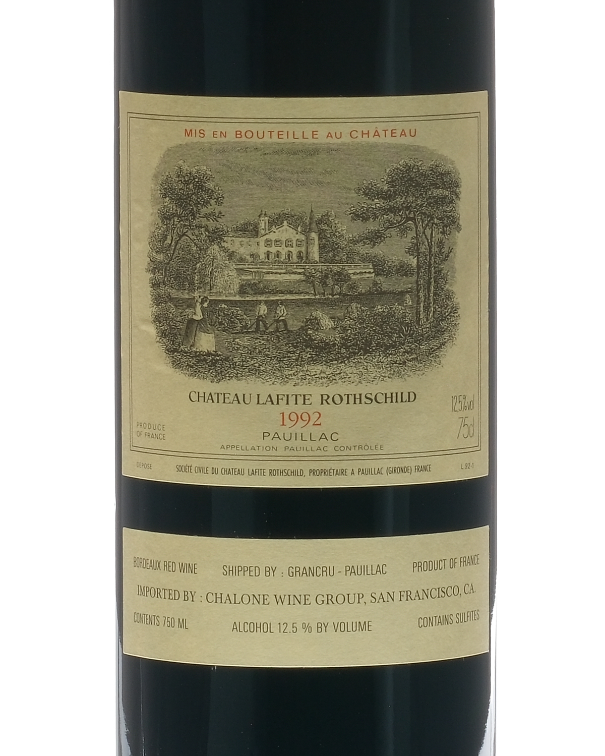 Chateau Lafite Rothschild Bordeaux 1992