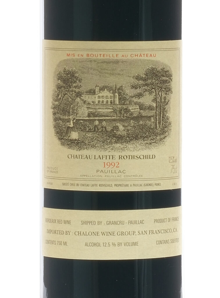 Chateau Lafite Rothschild Bordeaux 1992