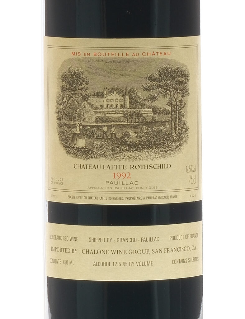 Chateau Lafite Rothschild Bordeaux 1992