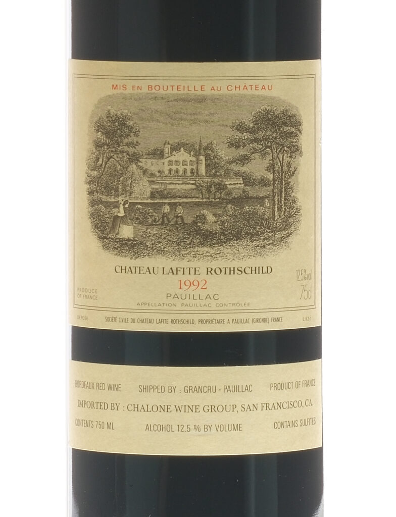 Chateau Lafite Rothschild Bordeaux 1992