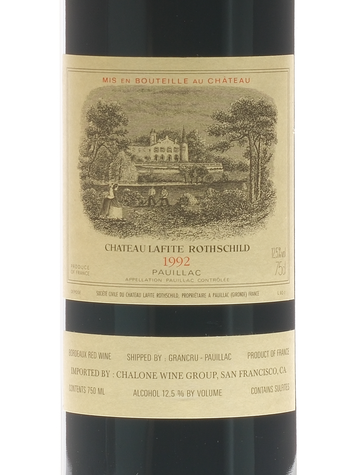 Chateau Lafite Rothschild Bordeaux 1992