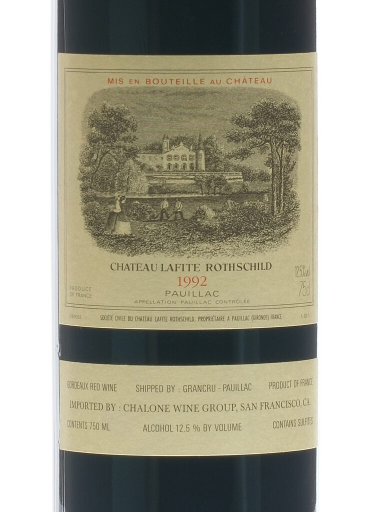 Chateau Lafite Rothschild Bordeaux 1992