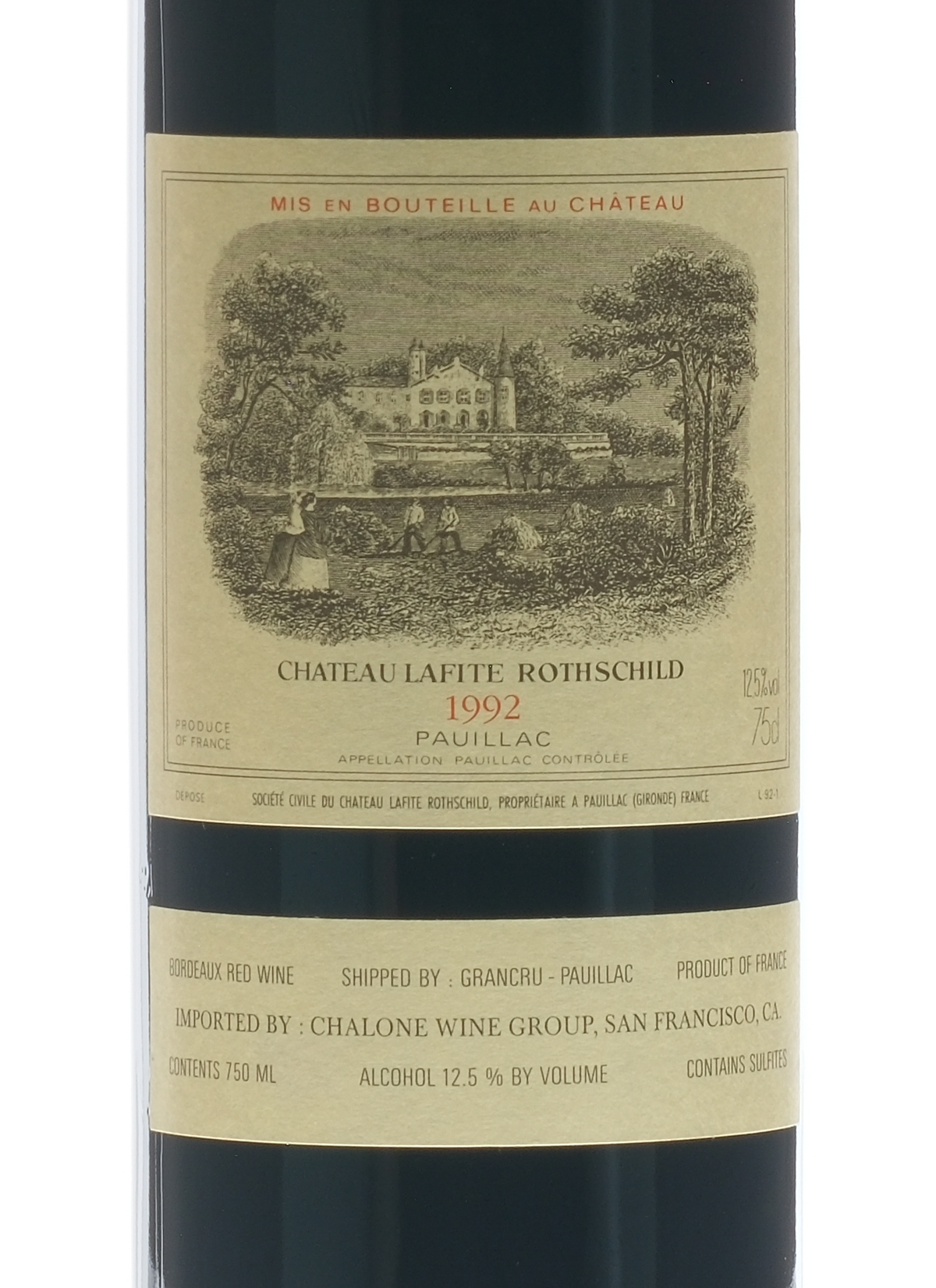 Chateau Lafite Rothschild Bordeaux 1992