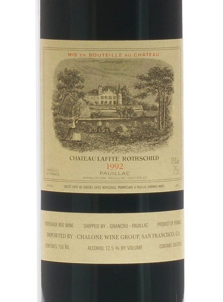 Chateau Lafite Rothschild Bordeaux 1992