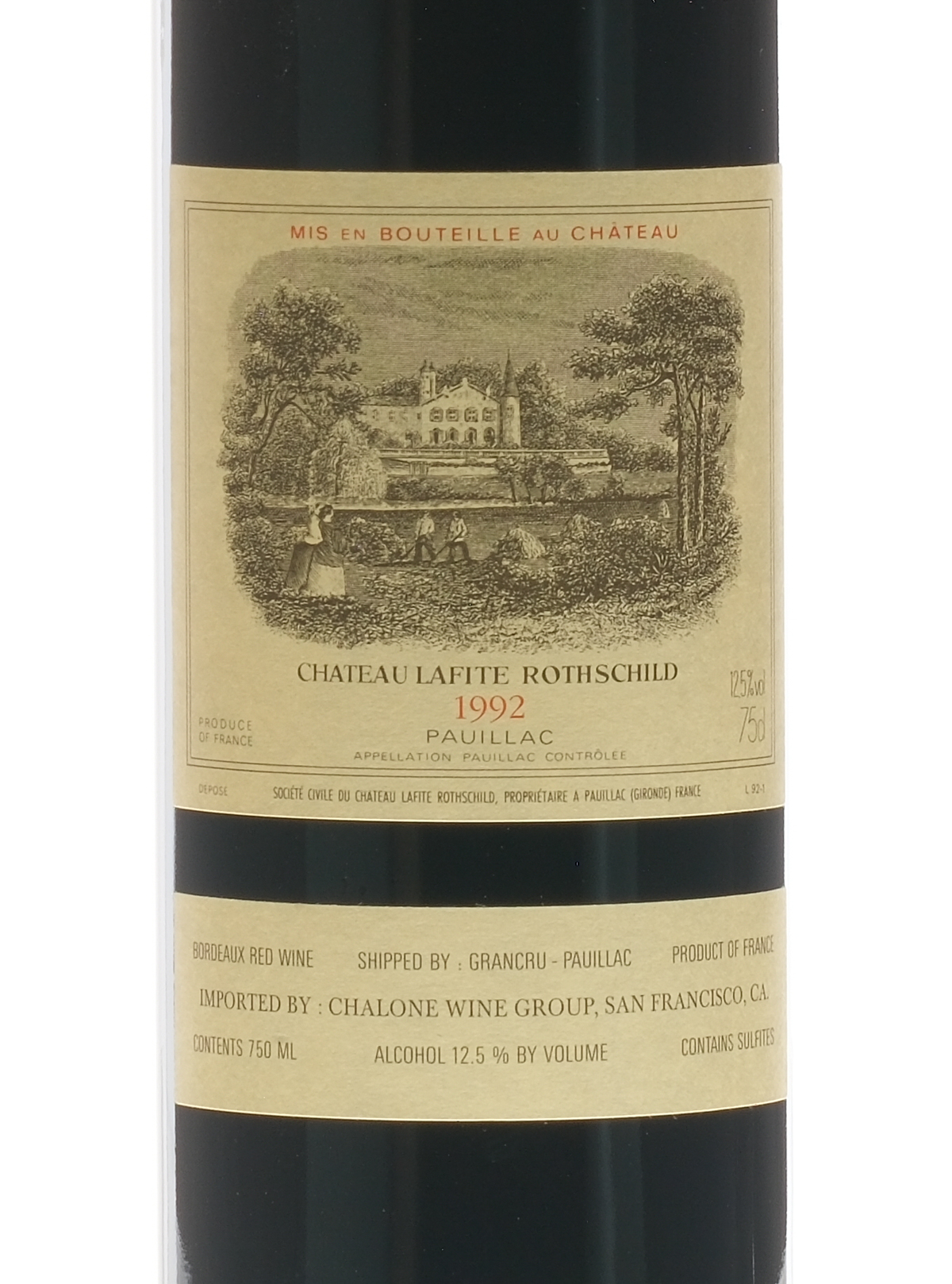 Chateau Lafite Rothschild Bordeaux 1992