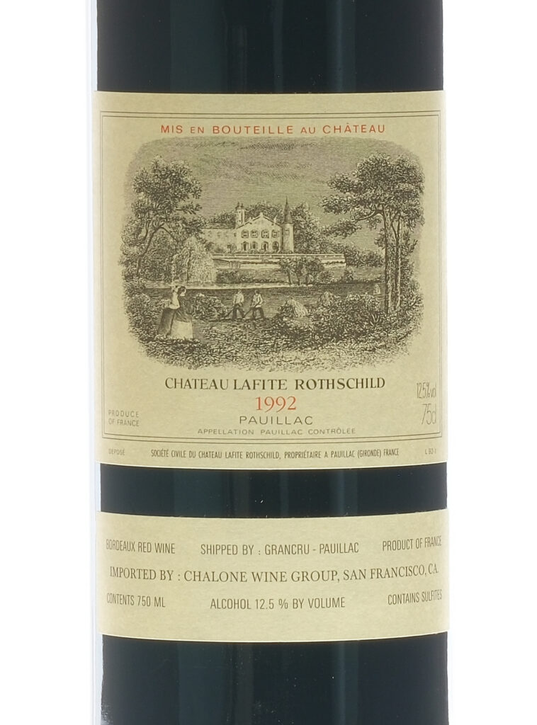 Chateau Lafite Rothschild Bordeaux 1992