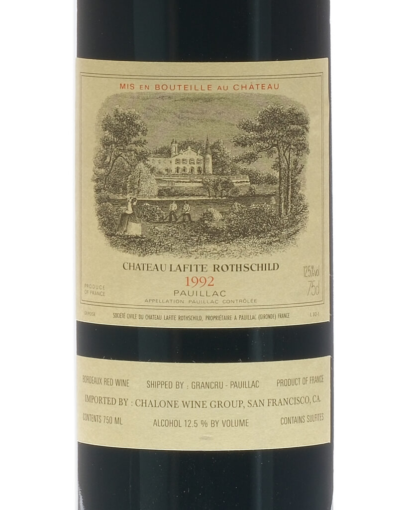 Chateau Lafite Rothschild Bordeaux 1992