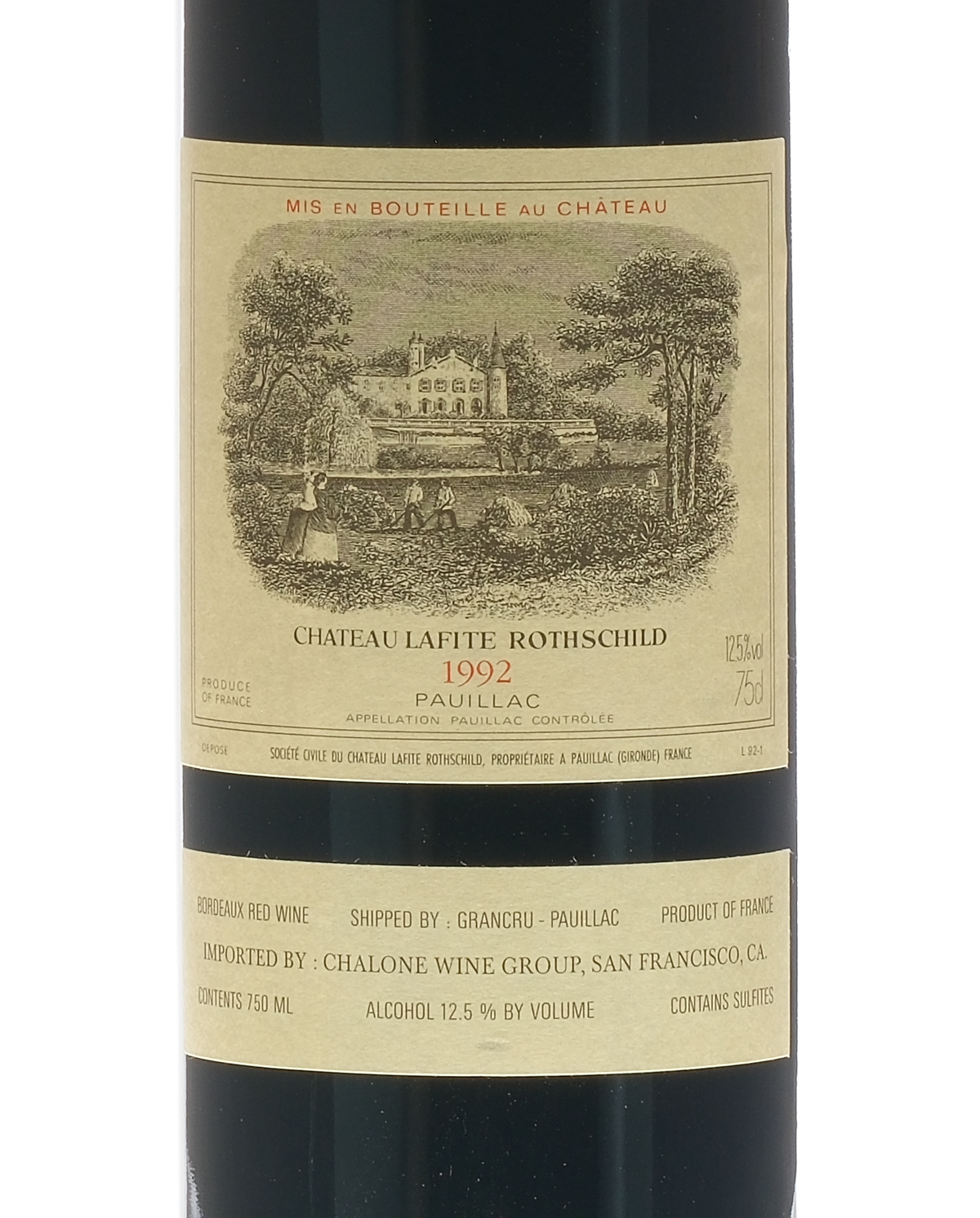 Chateau Lafite Rothschild Bordeaux 1992