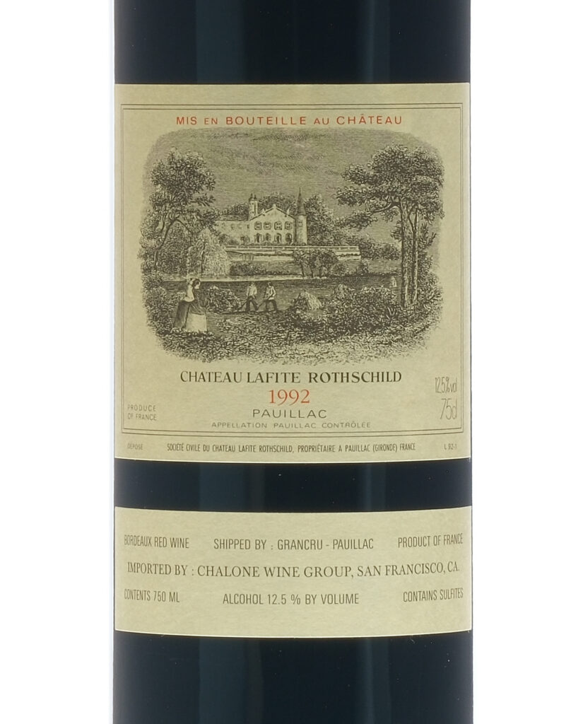 Chateau Lafite Rothschild Bordeaux 1992