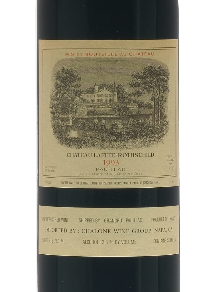 Chateau Lafite Rothschild Bordeaux 1993