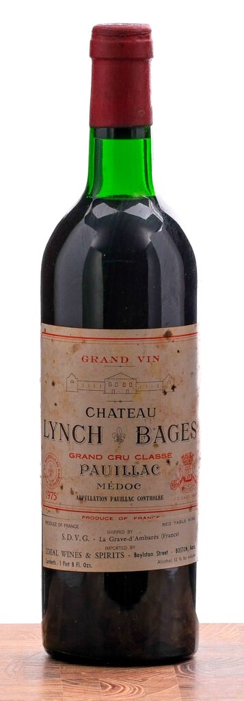 Chateau Lynch Bages Grand Cru Classe Pauillac 1975