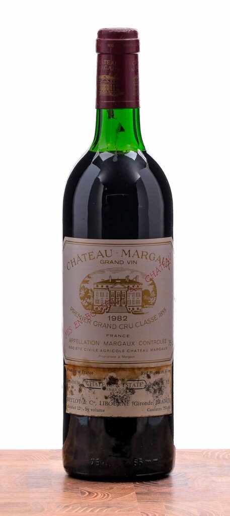 Chateau Margaux "Grand Vin" Premiere Grand Cru Classe 1982