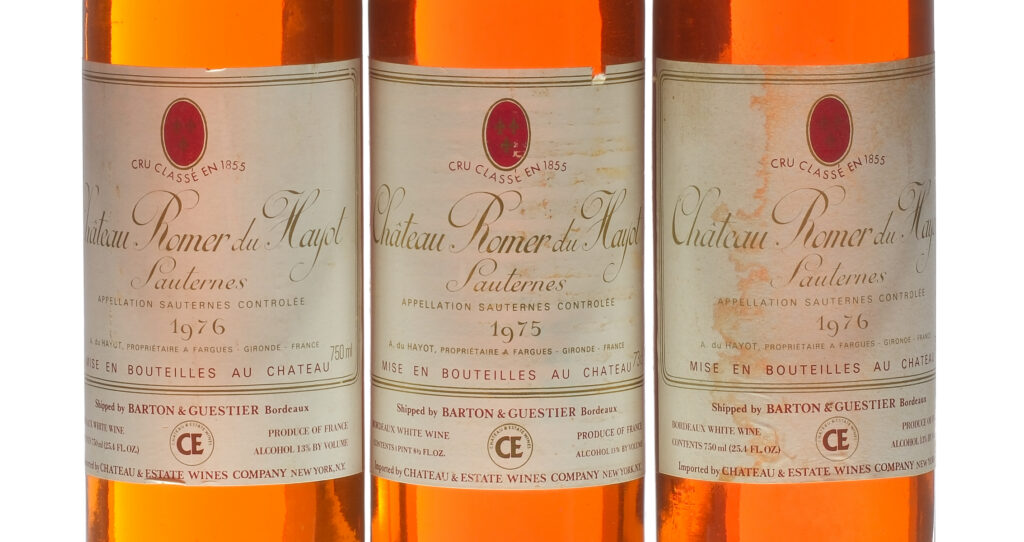 Chateau Romer du Hayot Bordeaux 1975/76 x2