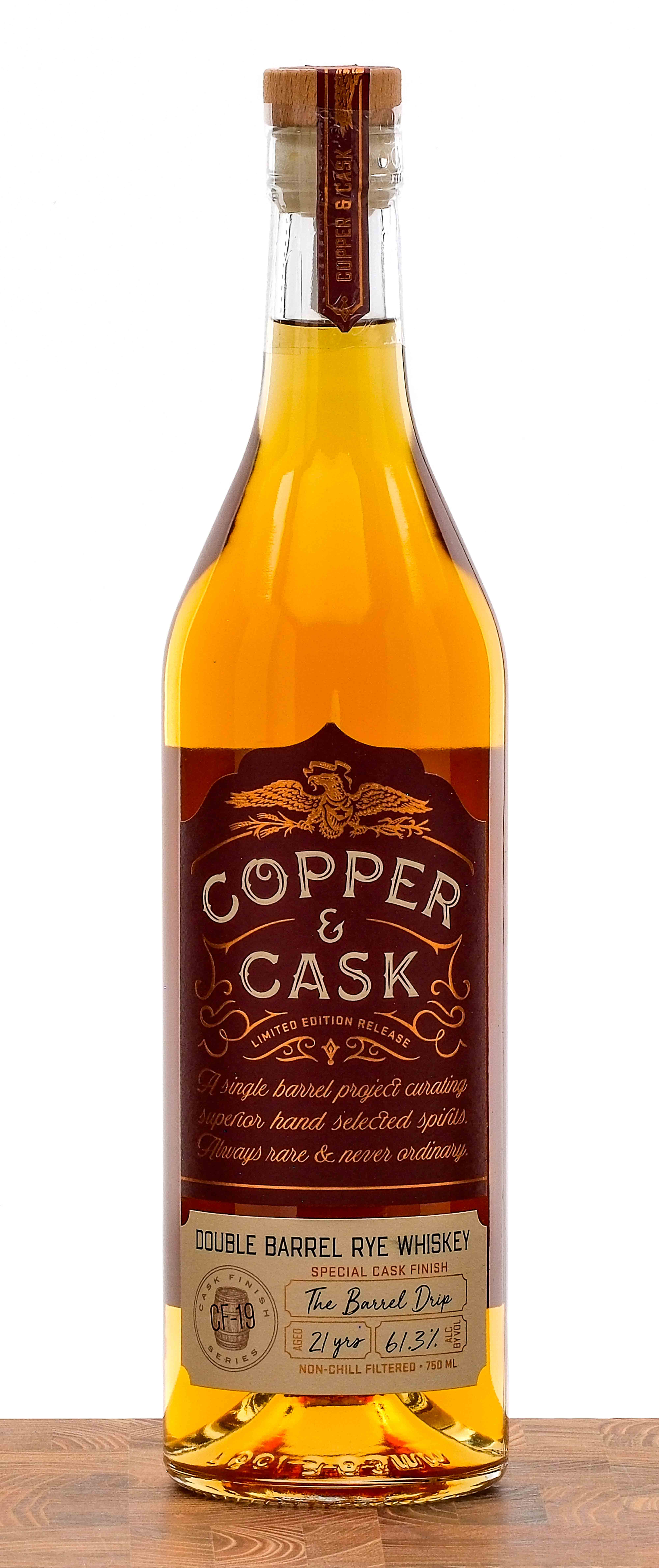 Copper & Cask 21 Yr "The Barrel Drip" Double Barrel Rye