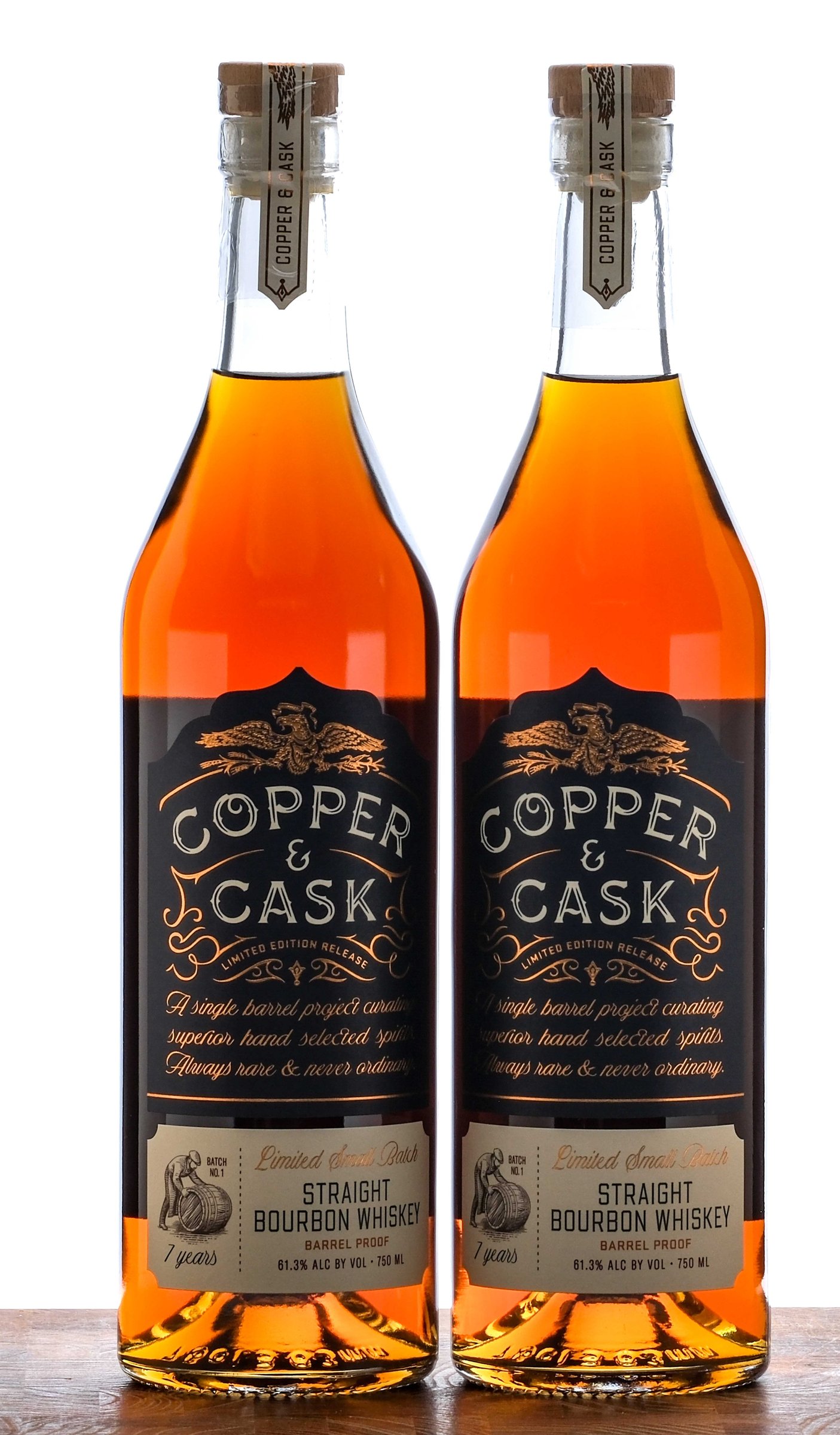 Copper & Cask 7 Year Small Batch No. 1 Straight Bourbon 2024 Group (2 Bottles)