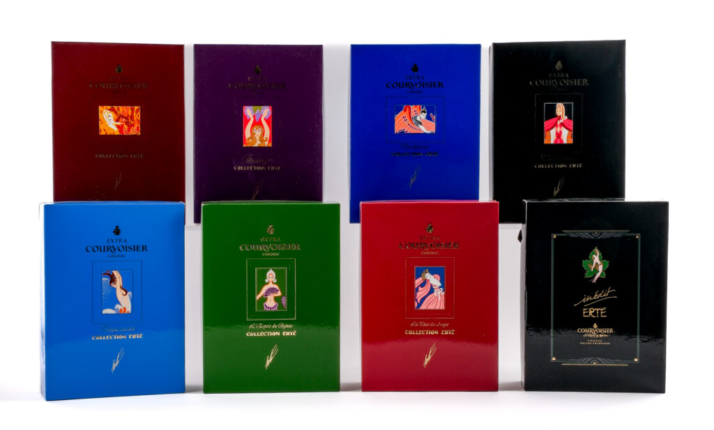 Courvoisier Erte Cognac Collection Complete 1988