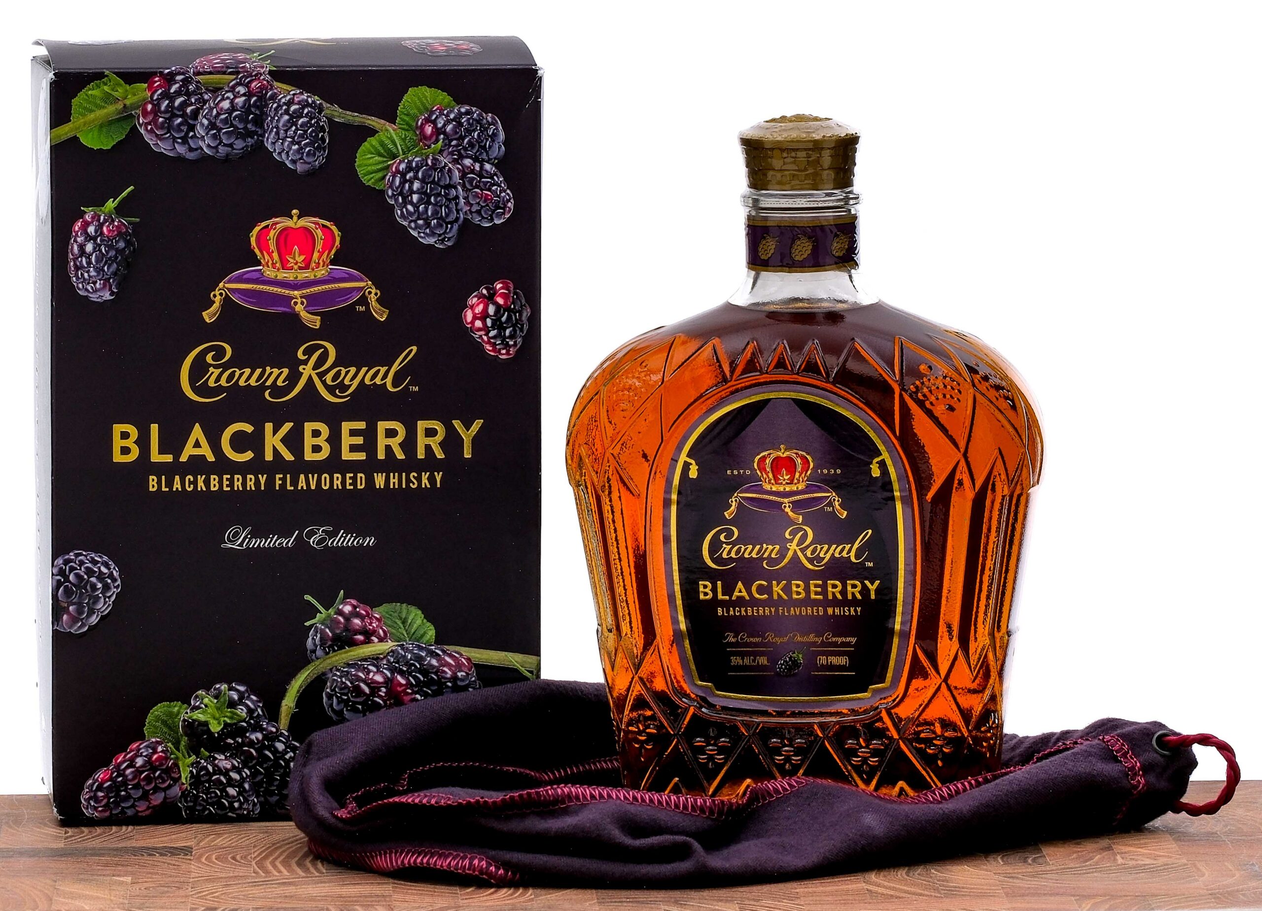 Crown Royal Blackberry Flavored Canadian Whiskey