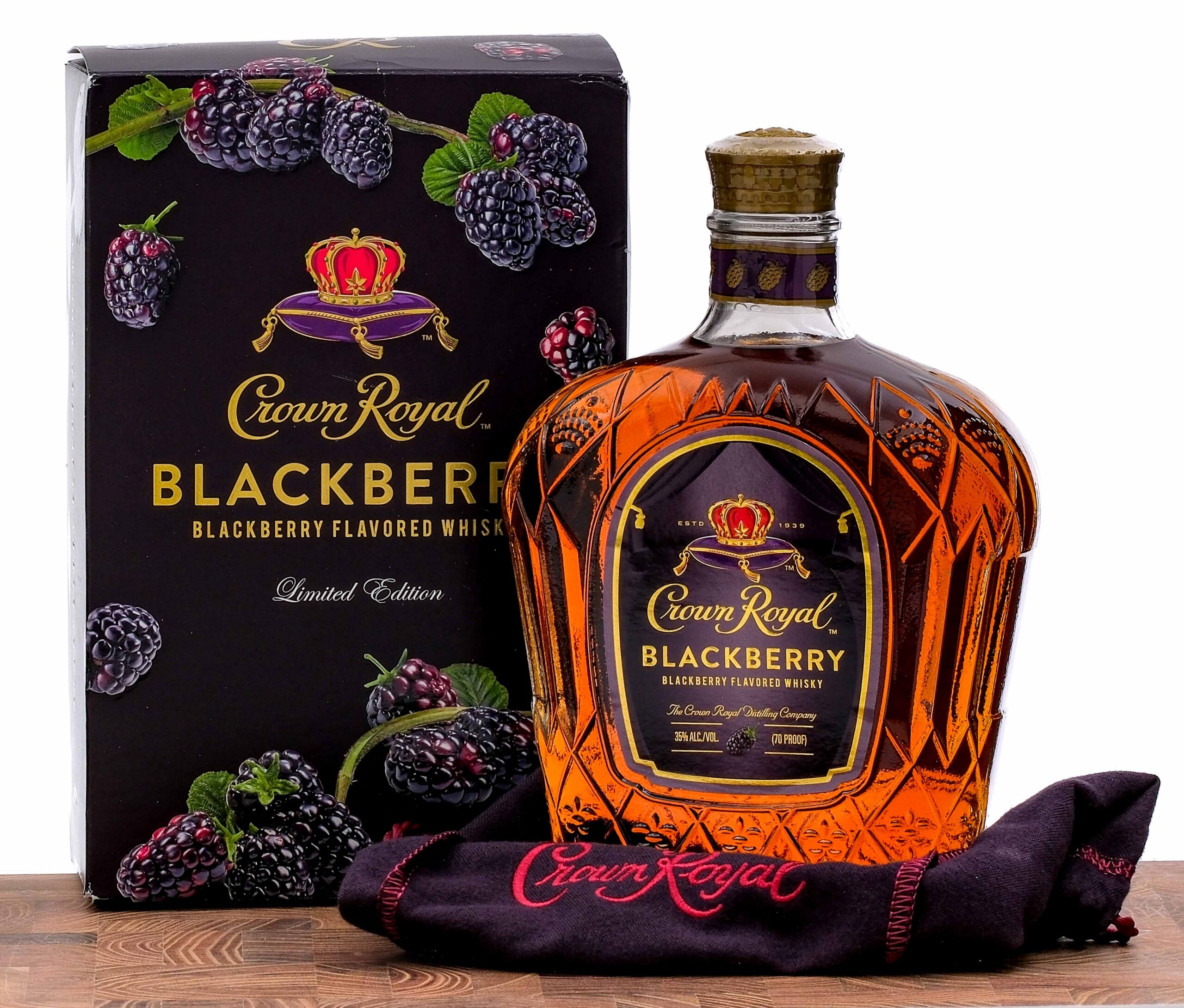 Crown Royal Blackberry Flavored Canadian Whiskey
