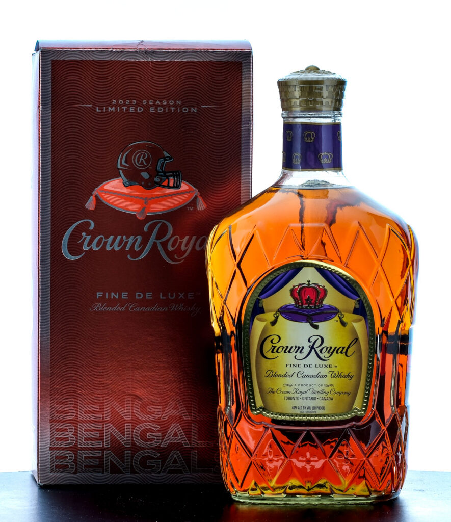 Crown Royal Fine De Luxe Blended Canadian Whiskey Cincinnati Bengals 2023 Season