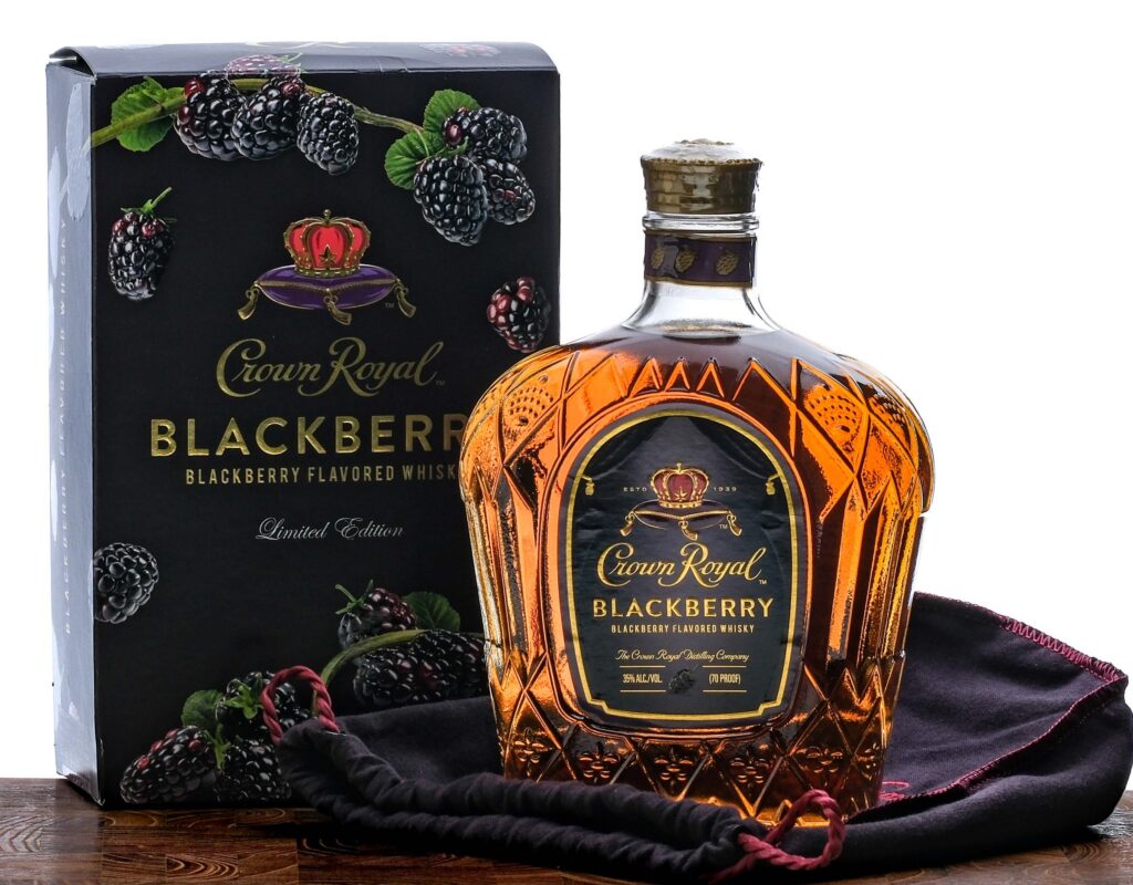 Crown Royal Limited Edition Blackberry Flavored Whiskey