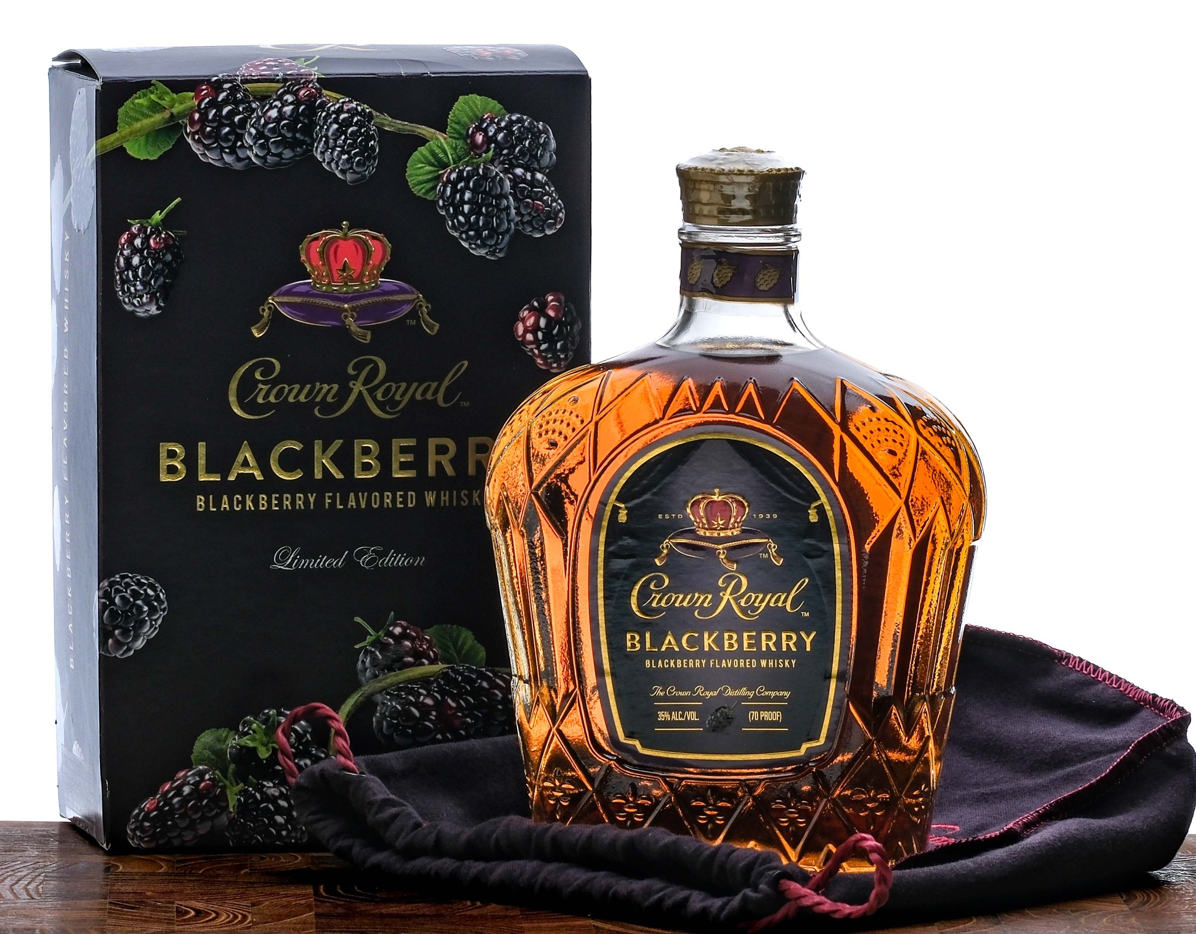 Crown Royal Limited Edition Blackberry Flavored Whiskey