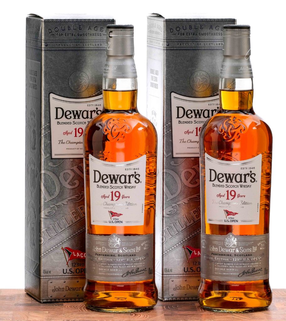 Dewar's 19 Year "The Champions Edition" Blended Scotch Whisky 2023 Group (2 Bottles)
