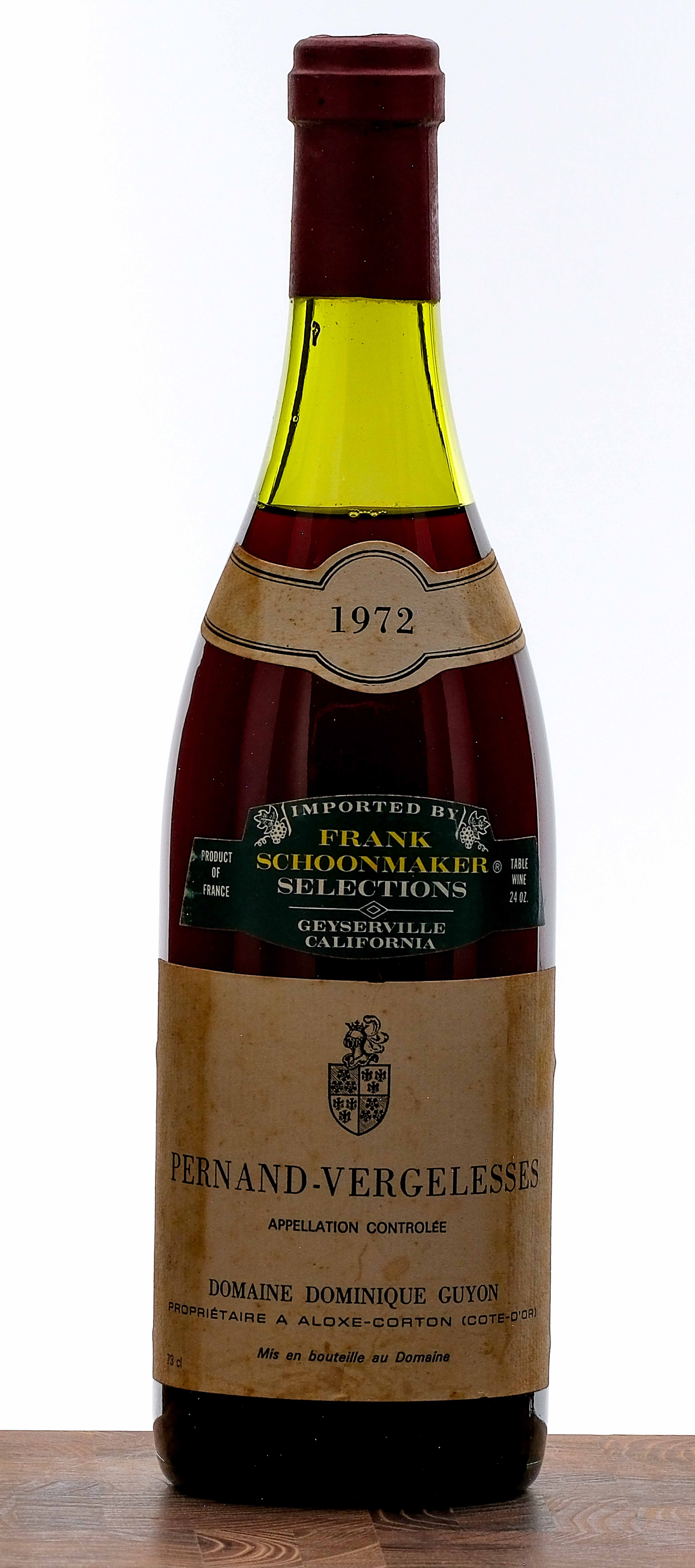 Domaine Dominique Guyon Pernand-Vergelesses 1972