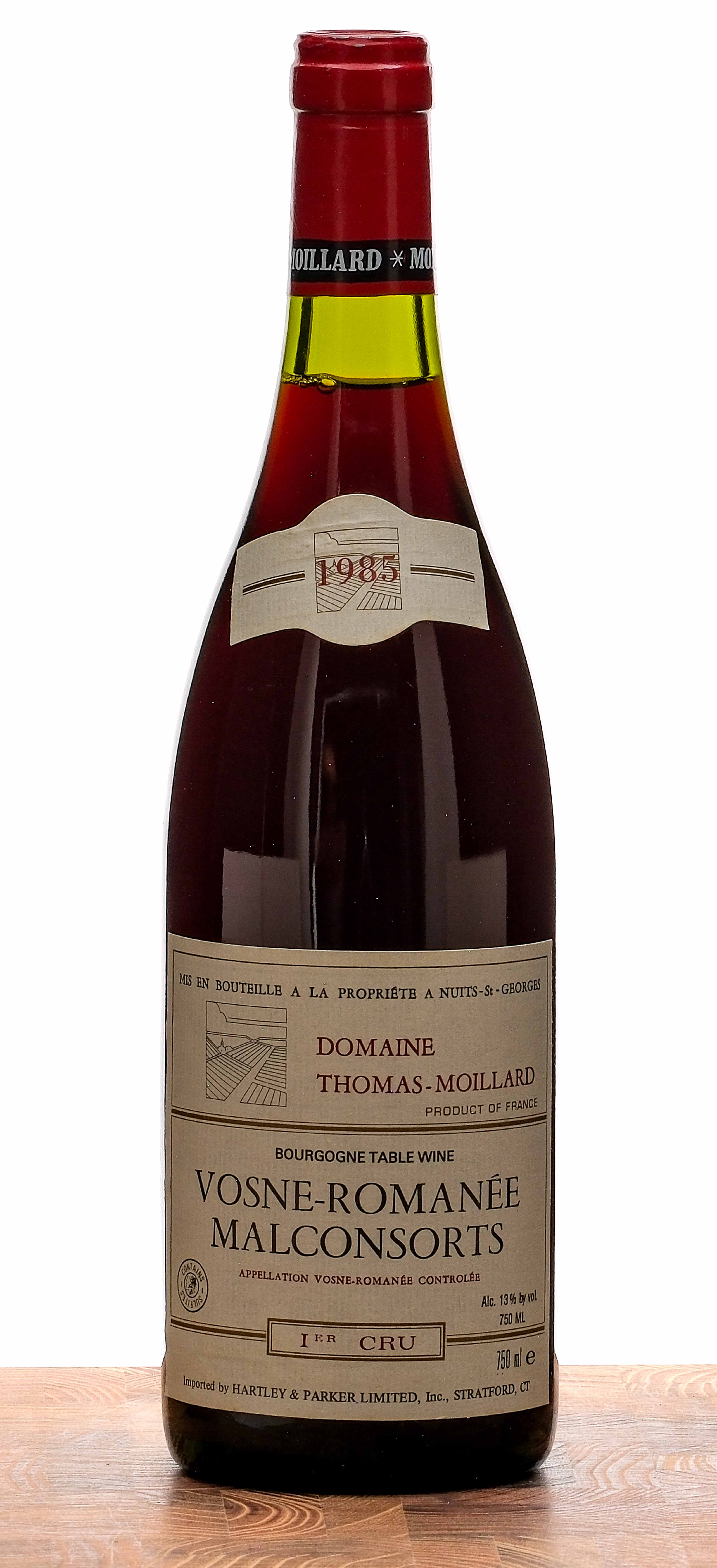 Domaine Thomas-Moillard Burgundy 1985