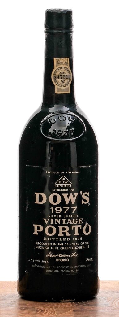 Dow's 1977 Silver Jubilee Vintage Port