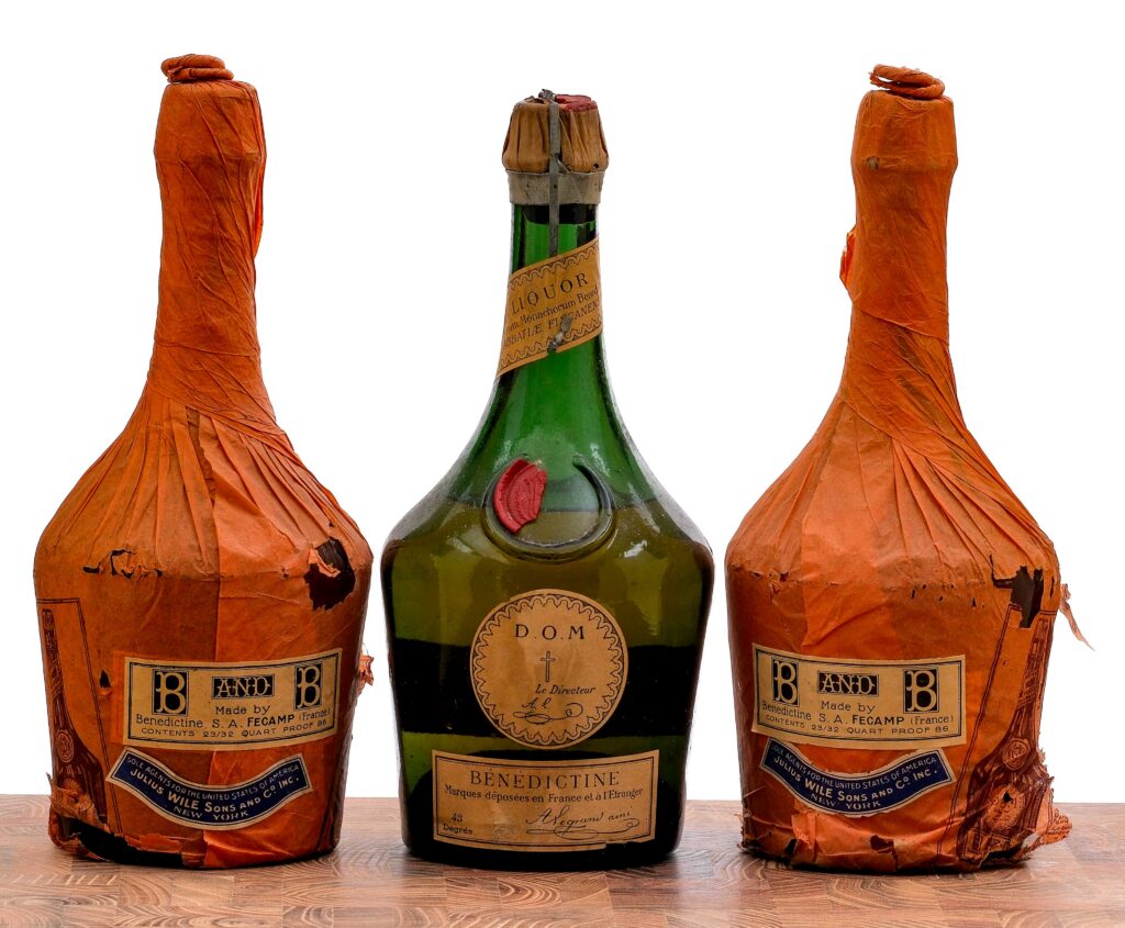 Dusty Benedictine/B and B Vintage Group (3 Bottles)