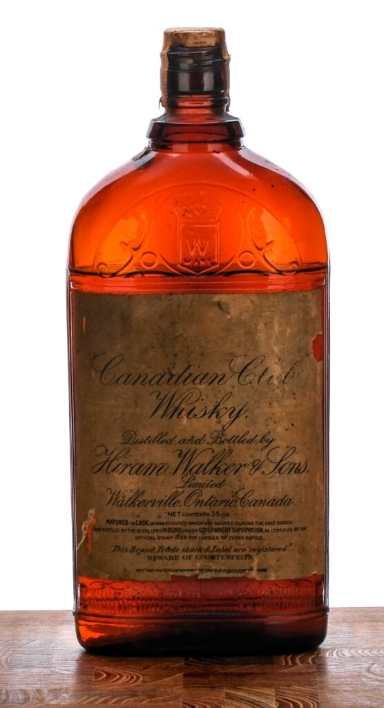 Dusty Canadian Club Whiskey Circa 1920's-1930's