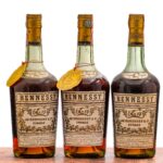 Dusty Hennessy Bras Arme Cognac Vintage Group (3 Bottles)