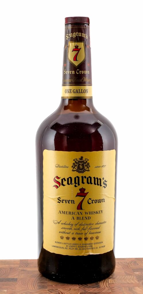 Dusty Seagram's Seven Crown American Whiskey (1 Gallon)
