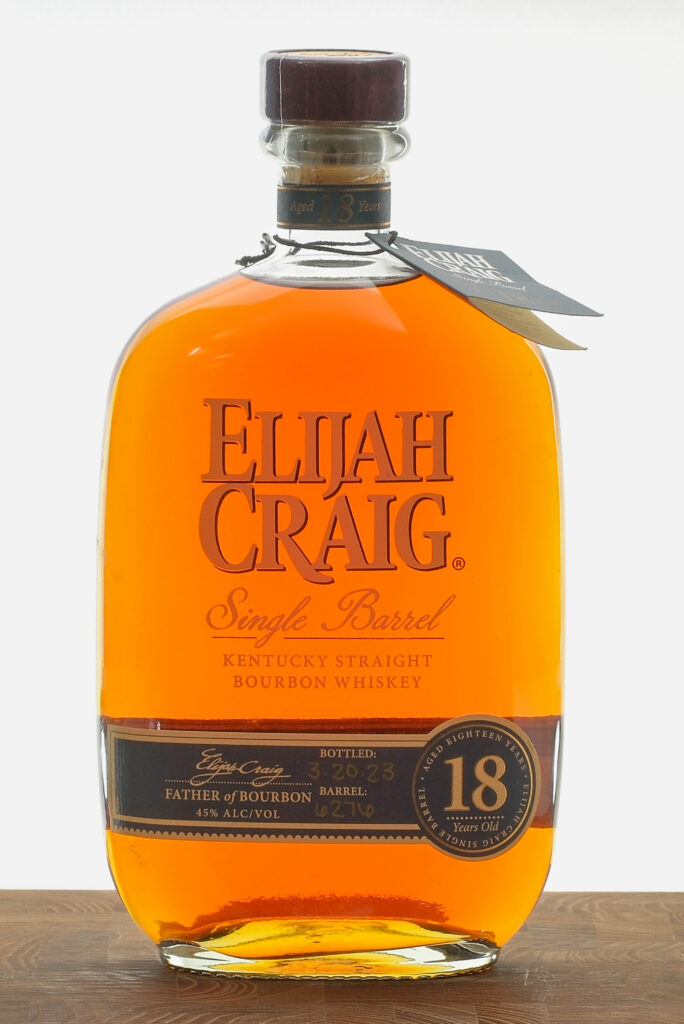 Elijah Craig 18 Year Old Single Barrel Bourbon