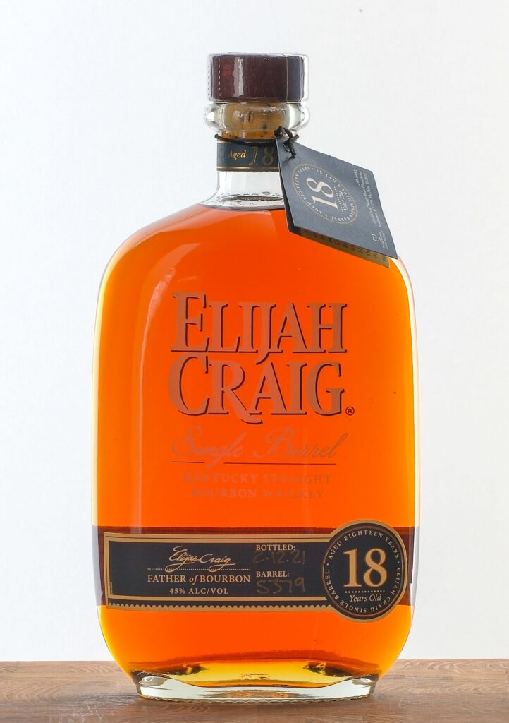 Elijah Craig 18 Year Single Barrel Kentucky Straight Bourbon