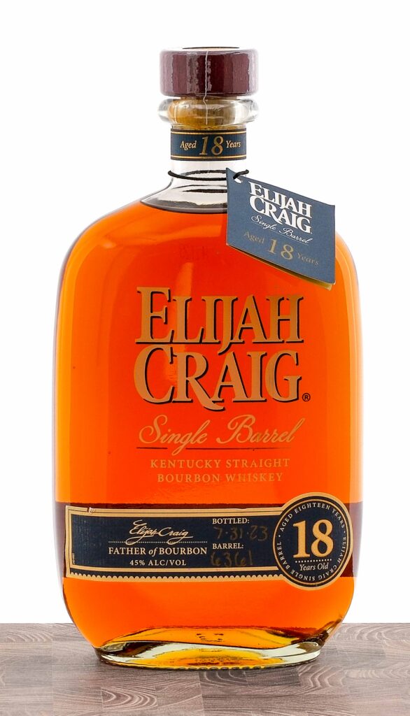 Elijah Craig 18 Yr Single Barrel Kentucky Straight Bourbon 2023