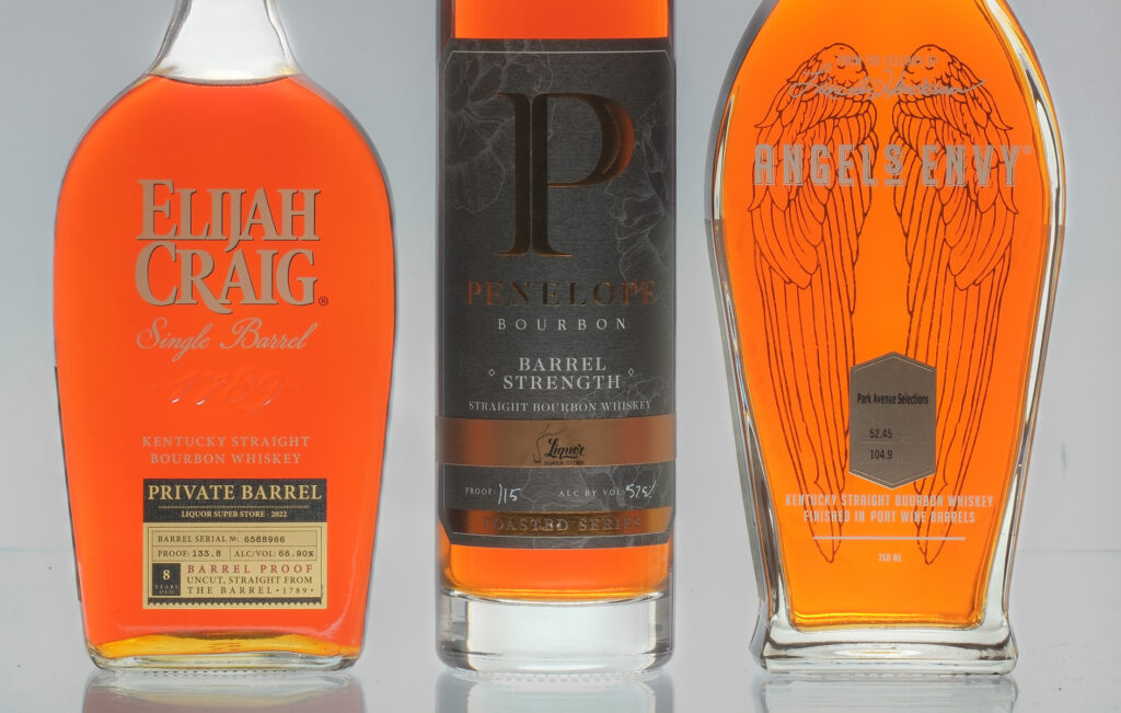 Elijah Craig/Angel's Envy/Penelope Bourbon