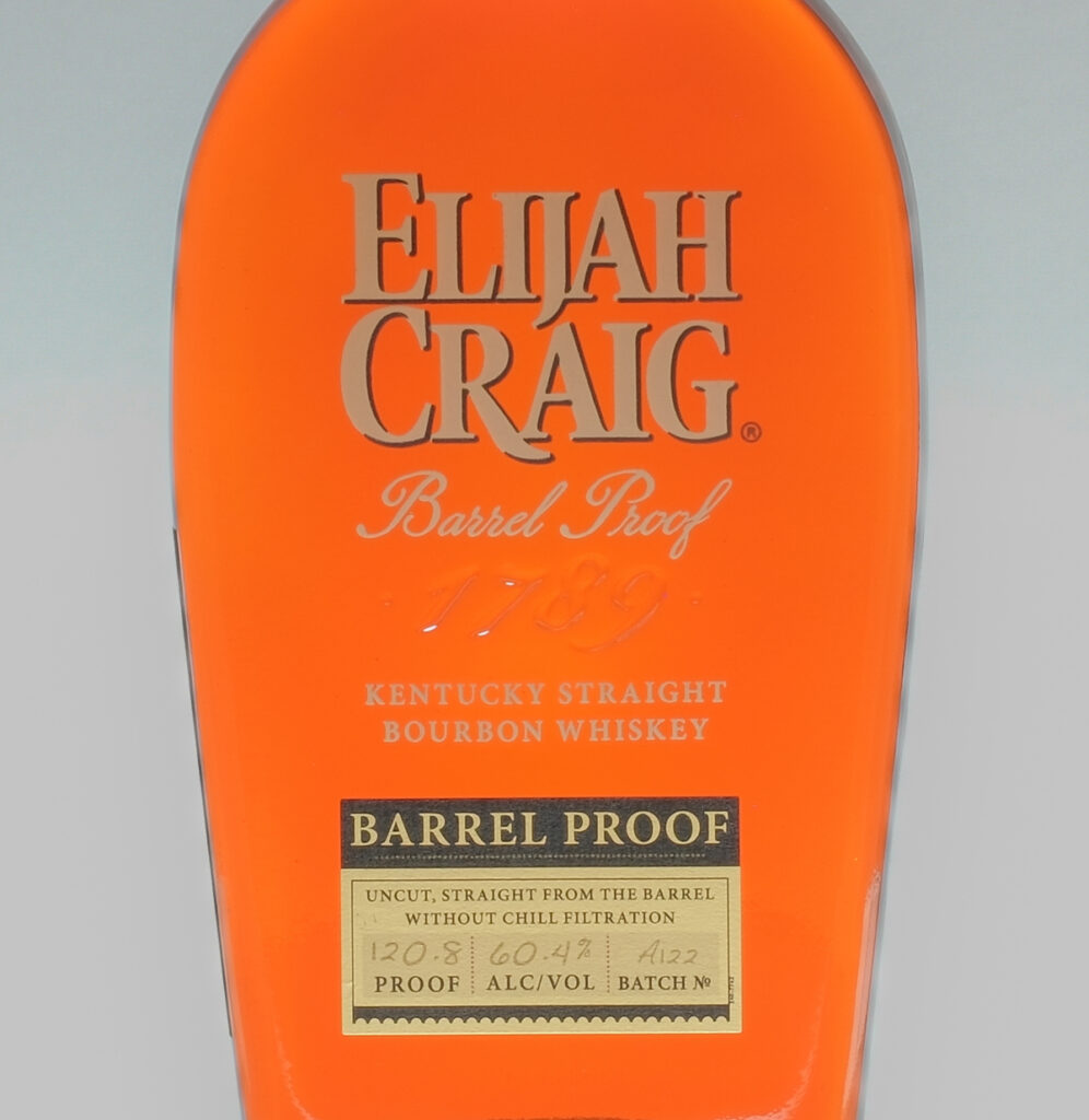 Elijah Craig Barrel Proof Bourbon Batch A122