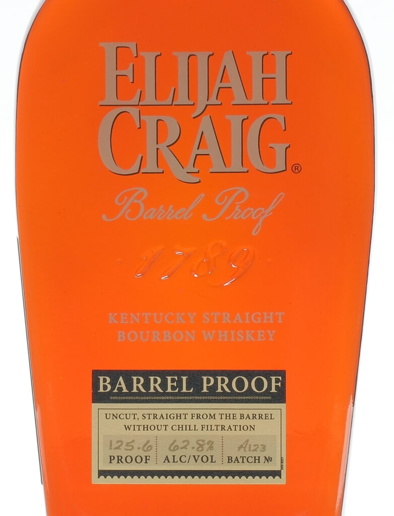 Elijah Craig Barrel Proof Bourbon Batch A123