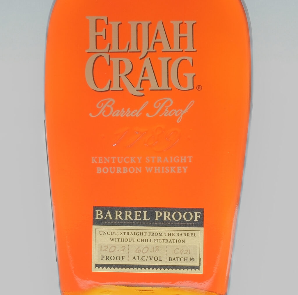 Elijah Craig Barrel Proof Bourbon Batch C921