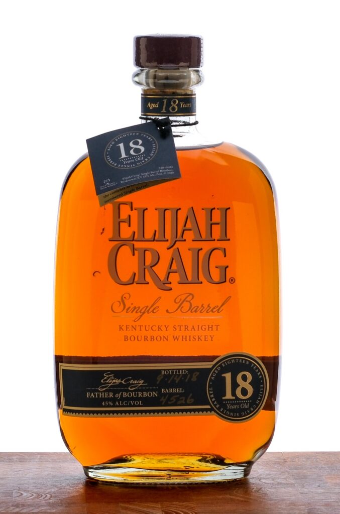 Elijah Craig Single Barrel 18 Year Bourbon 2018