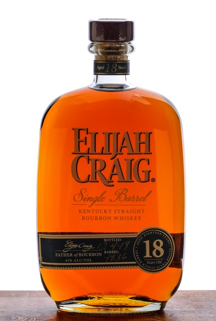 Elijah Craig Single Barrel 18 Year Bourbon 2019